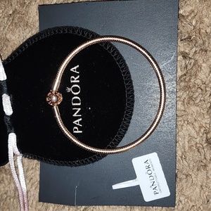 Pandora Bracelet Rose-gold plated Sterling Silver